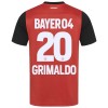 Maglia ufficiale Bayer 04 Leverkusen Alejandro Grimaldo 20 Casa 2024-25 per Bambino